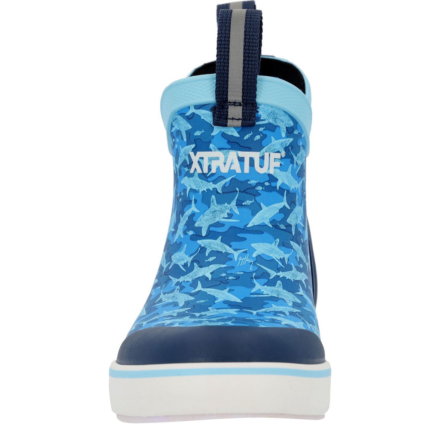 Ботинки XTRATUF Kids Ankle Deck Boot Guy Harvey для мальчиков, цвет: Синий камуфляжный — фото 5