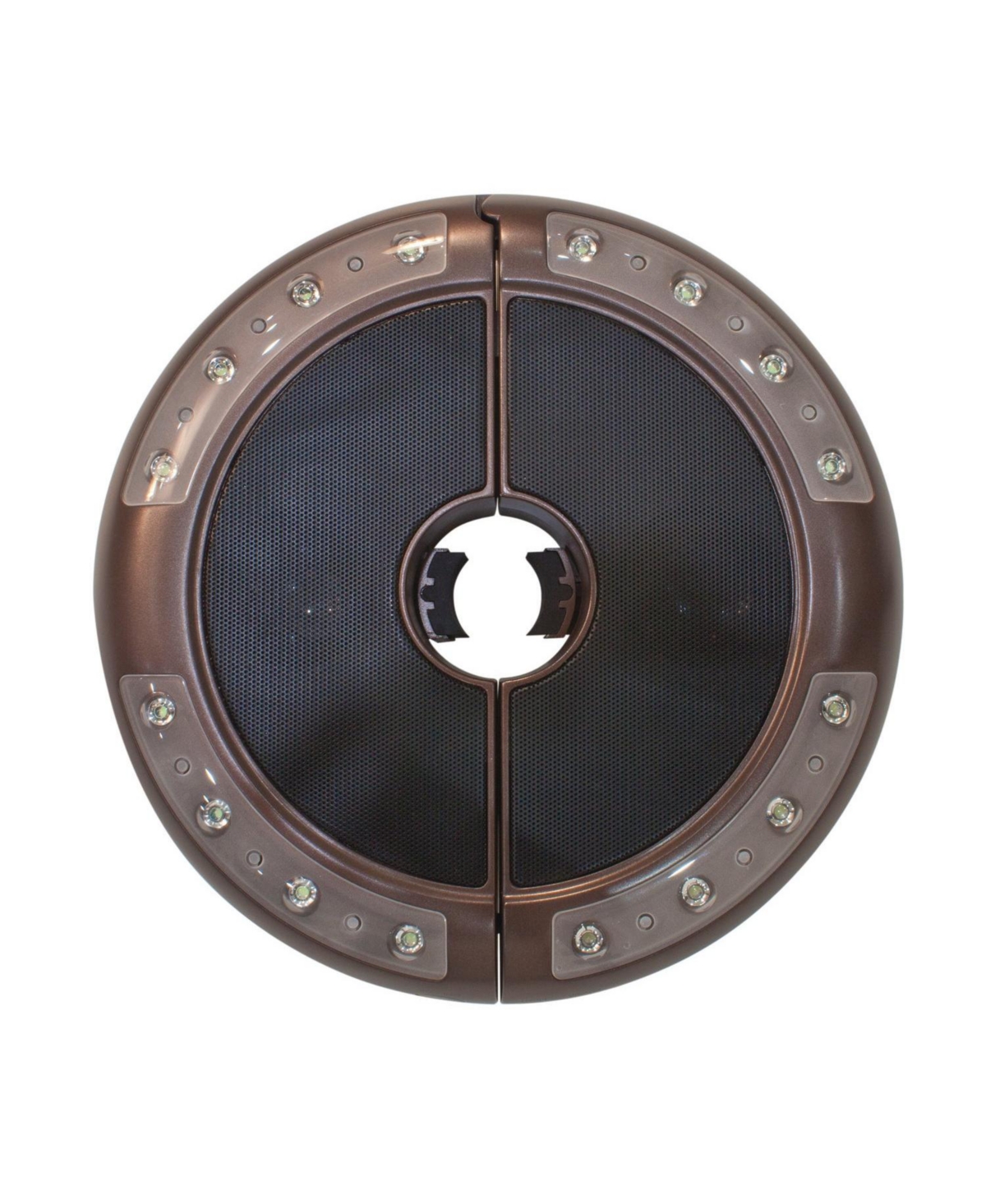 Round Umbrella Light with Bluetooth Speaker - Black