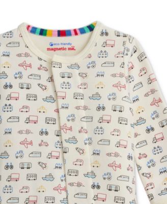 Baby Cotton Footed Coveralls, 2 Pack 