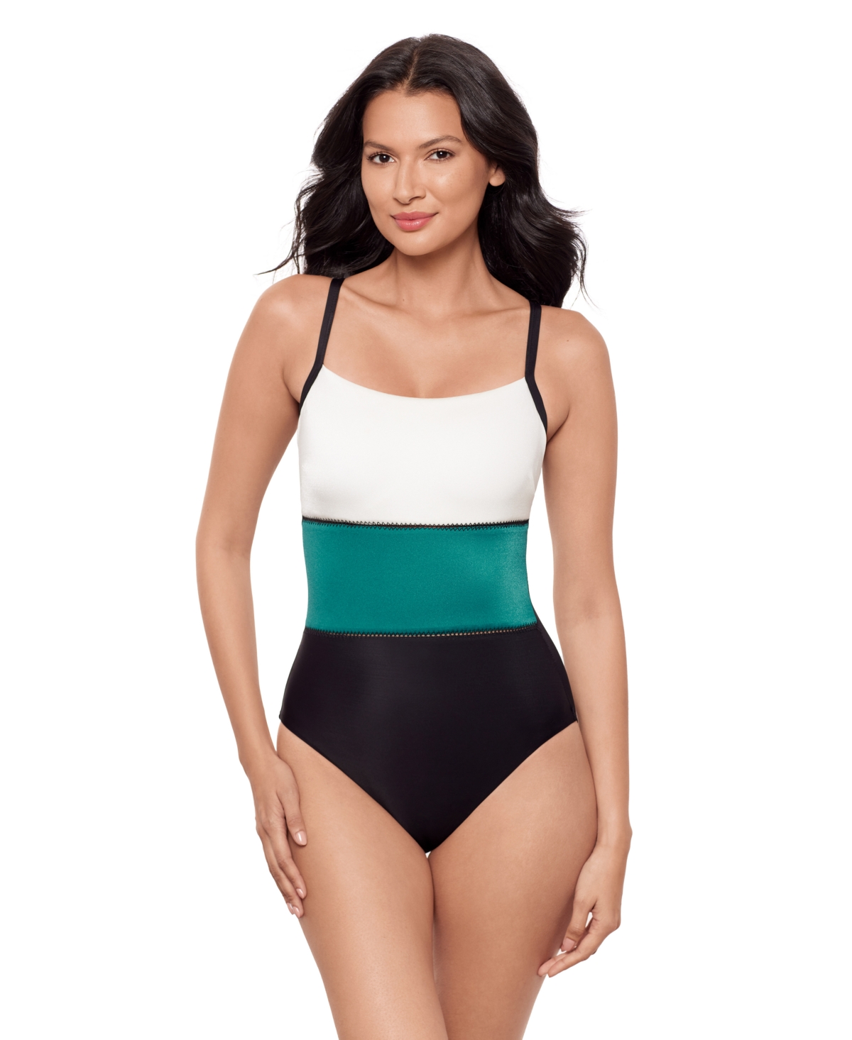 Miraclesuit Spectra Trifecta One Piece Swimsuit In Multi