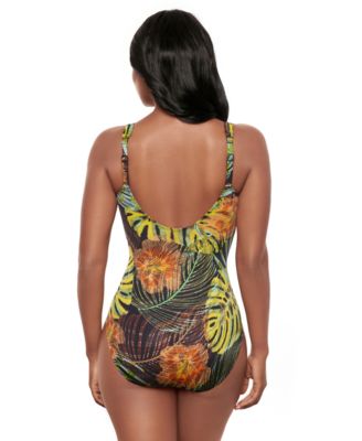 Women's Sunset Islet Madero Tummy-Control Underwired One-Piece Swimsuit