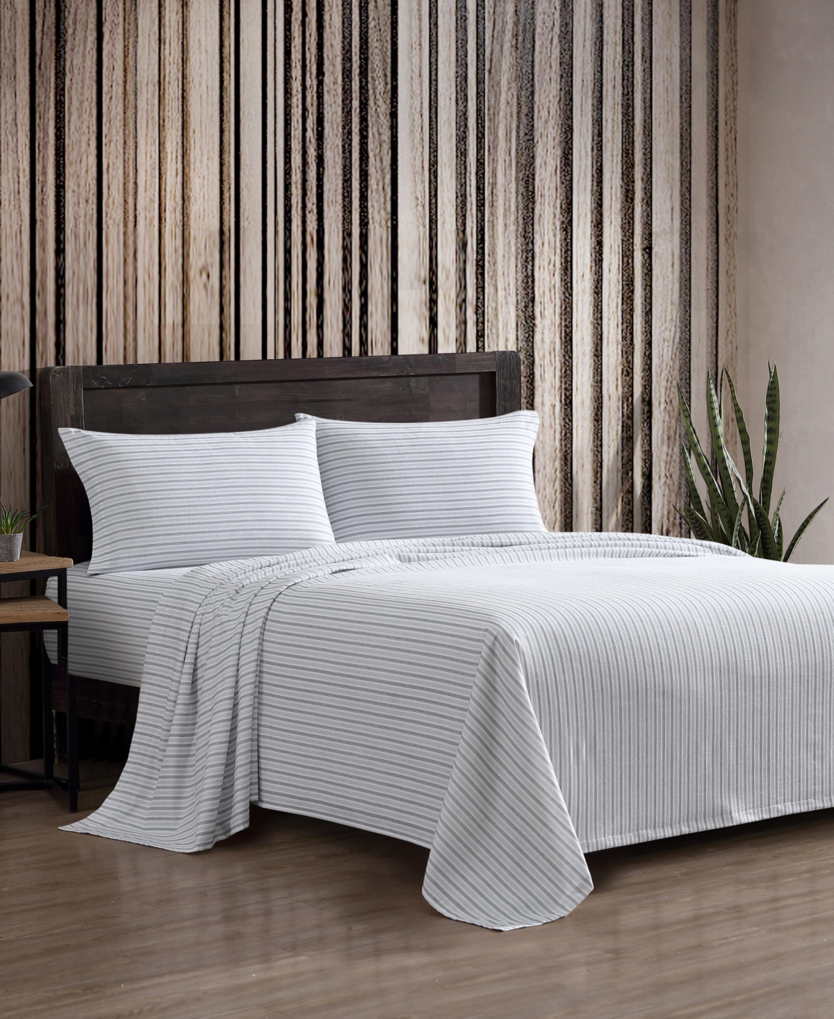 Eddie Bauer Printed Cotton Flannel 4-pc. Sheet Set, King