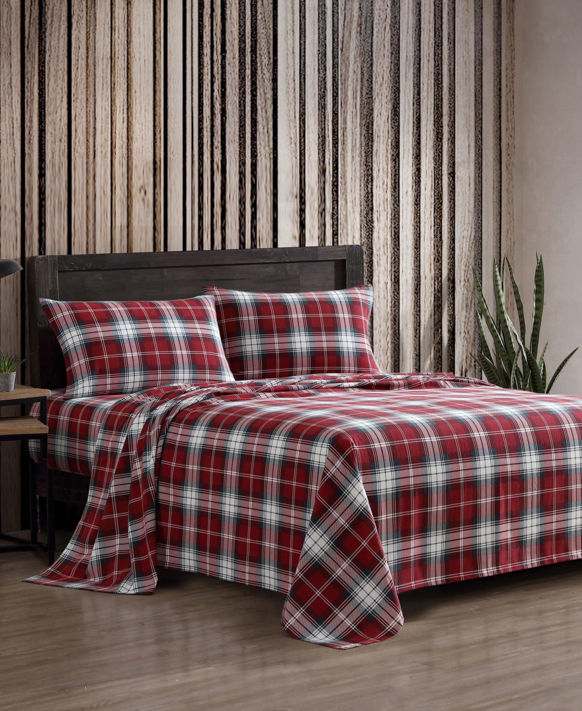 Eddie Bauer Printed Cotton Flannel 3-pc. Sheet Set, Twin