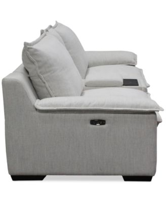 Borsi 3-Pc. Sofa Sectional with 2 Power Recliners & 1 Console, Exclusive at Macy's
