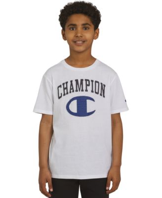 Champion - Big Boys Short-Sleeve Logo Graphic T-Shirt