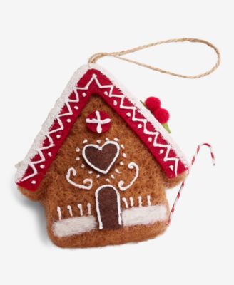 Gingerbread Village Felted House Ornament, Macy's Exclusive