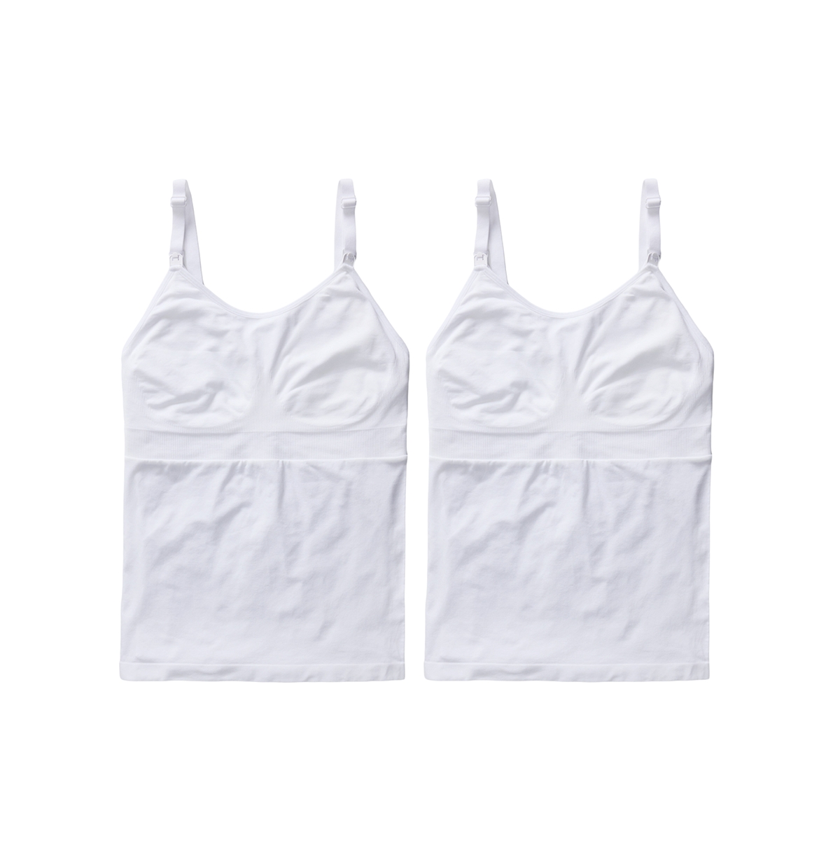 Ingrid + Isabel Maternity Ingrid + Isabel Basics Nursing + Pumping Cami Bundle 2 Pack - Black/taupe