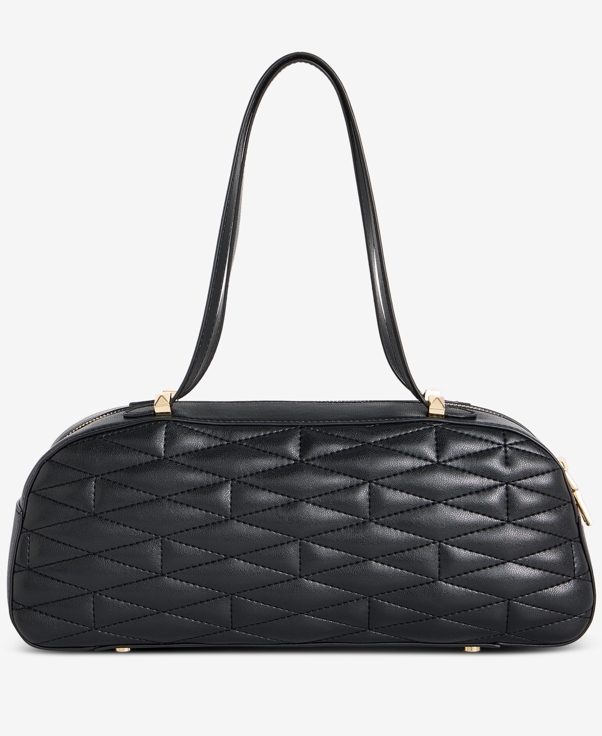 Inc International Concepts Nedda Quilted Satchel, Exclusively At Macy's In Black