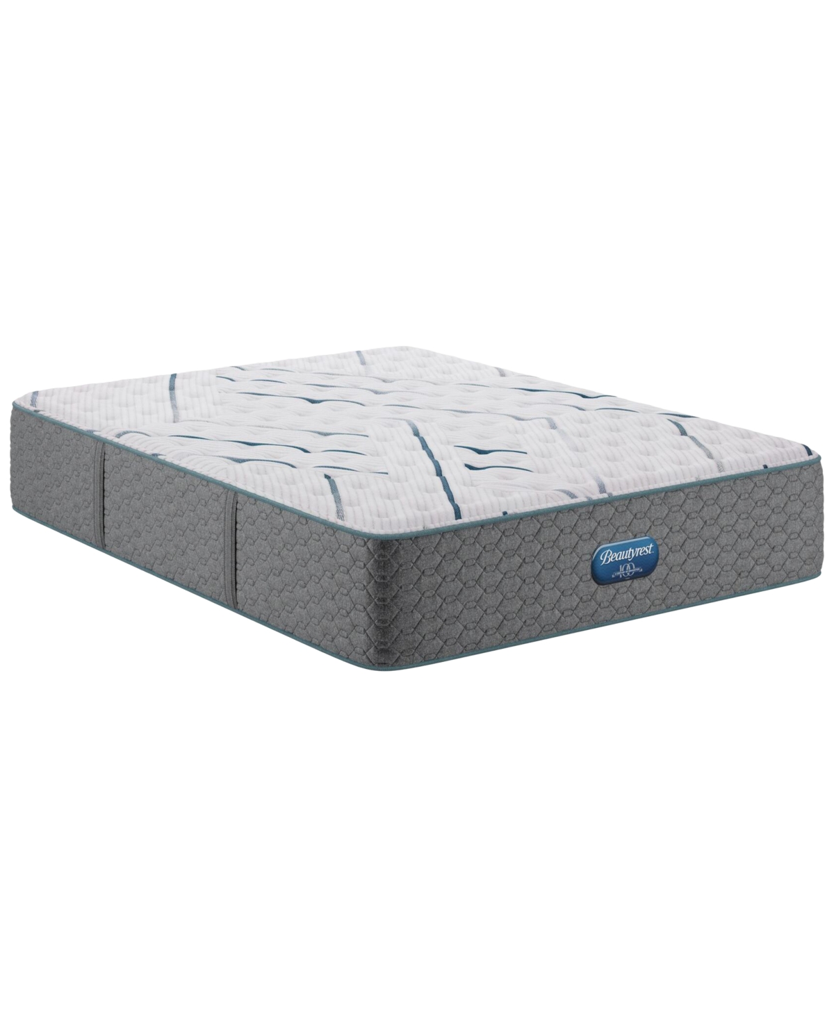 Beautyrest Madison Avenue 14" Plush Tight Top Mattress Set, Twin In Gray