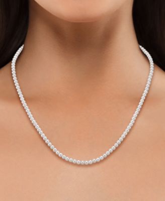 Cultured Freshwater Pearl (3 - 3-1/2mm) Collar Necklace, 16" + 2" extender