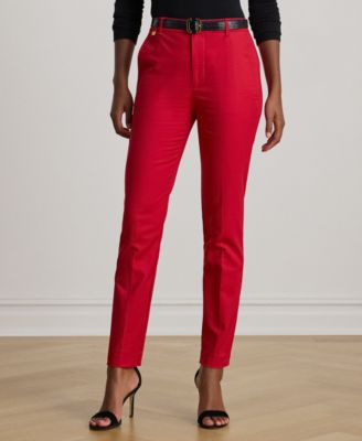 Lauren Ralph Lauren - Petite Double-Faced Stretch Cotton Pant