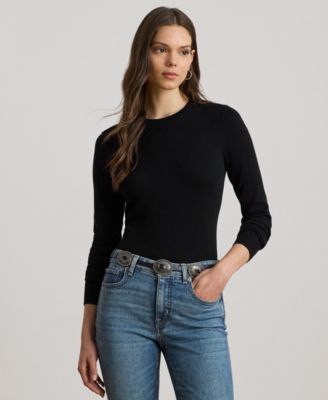 Lauren Ralph Lauren Petite Cotton-Blend Sweater