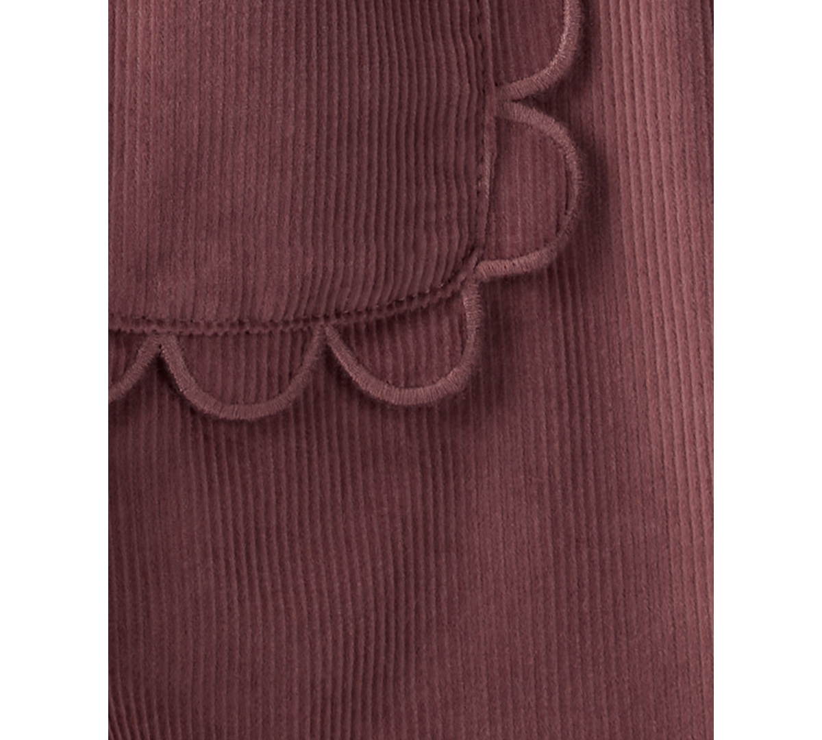 Carter's Toddler Girls Cotton Floral-print Top & Corduroy Jumper, 2 Piece Set In Brown