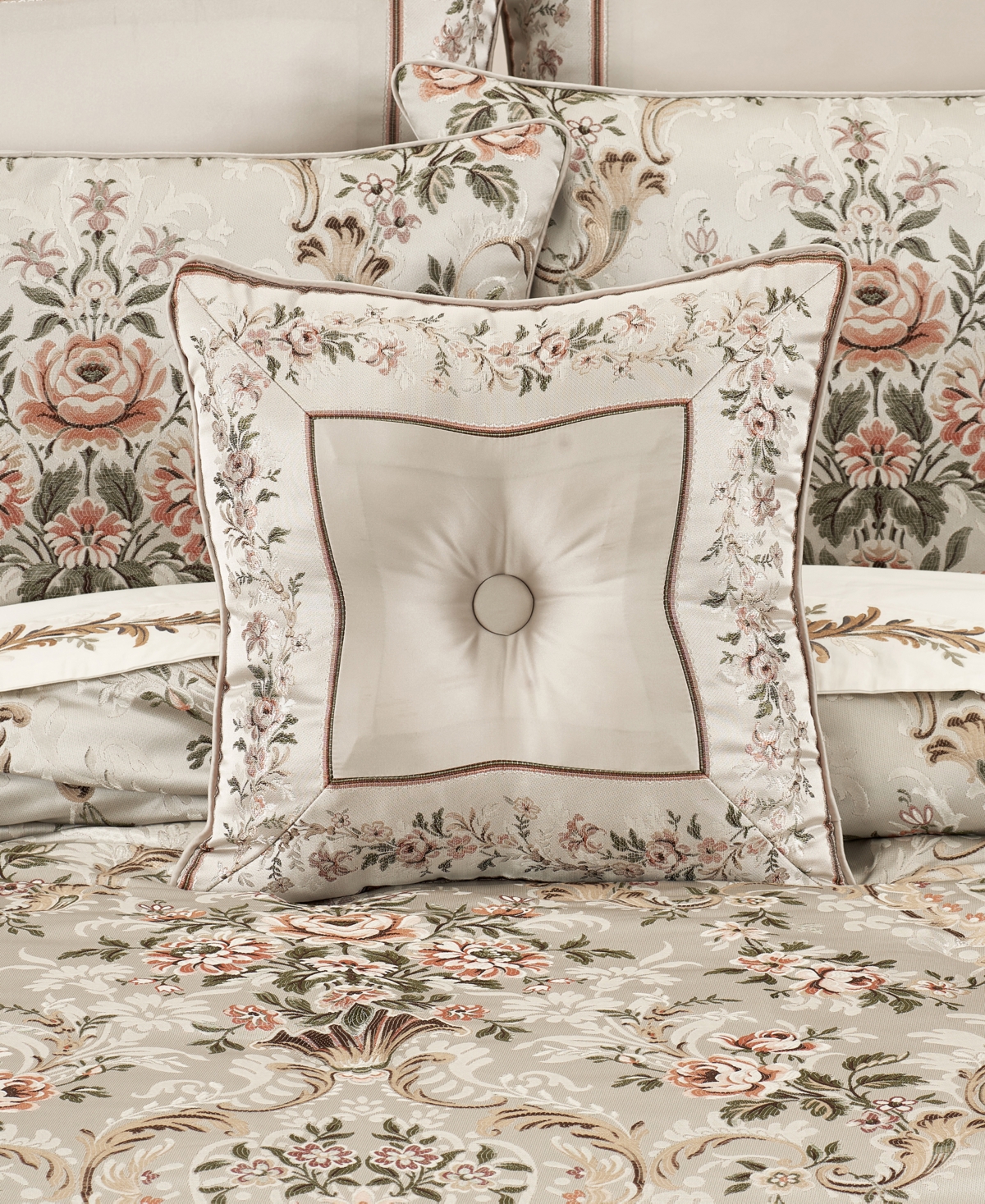 J Queen New York Pecora Square Decorative Pillow, 18" X 18" In Brown