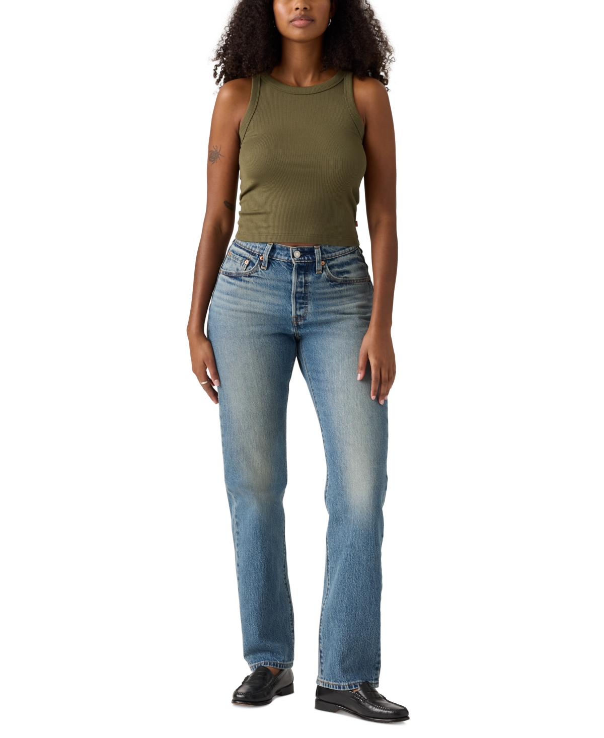 Levi's Women's 501 Curve High-rise Straight-leg Jeans