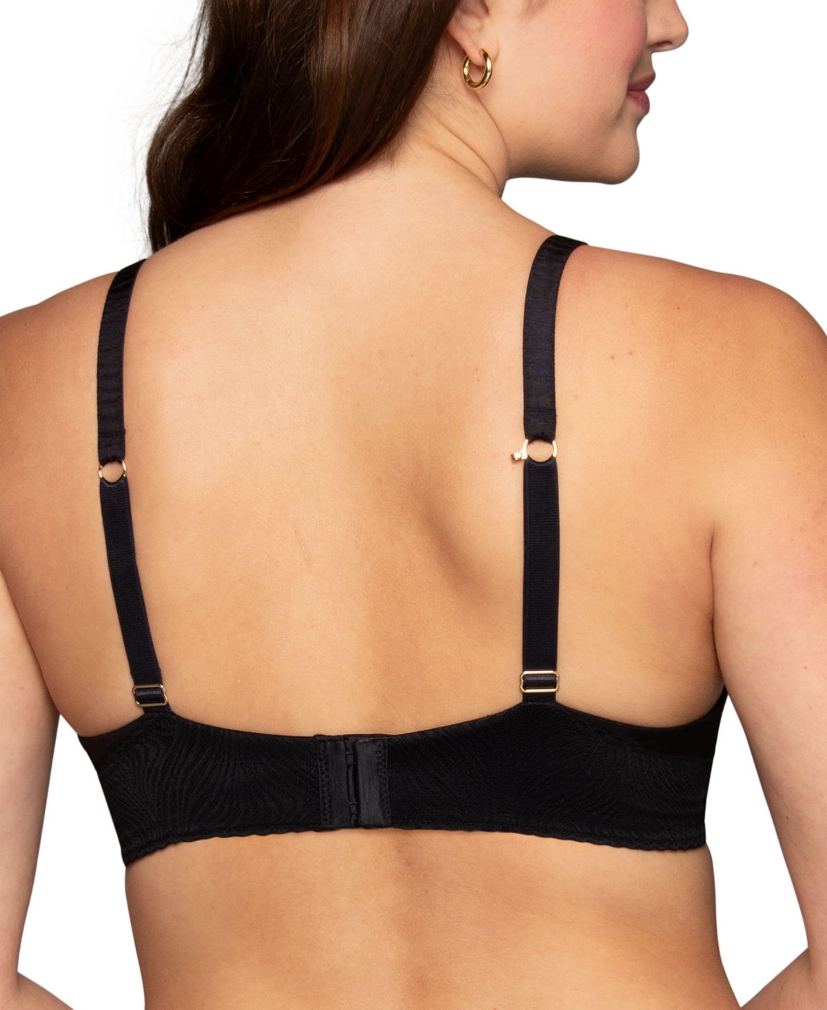 Vanity Fair Women's Effortless Underwire Bra 0078165 In Black