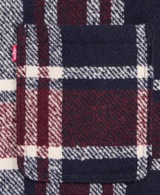 Men's Plaid Shirt Jacket