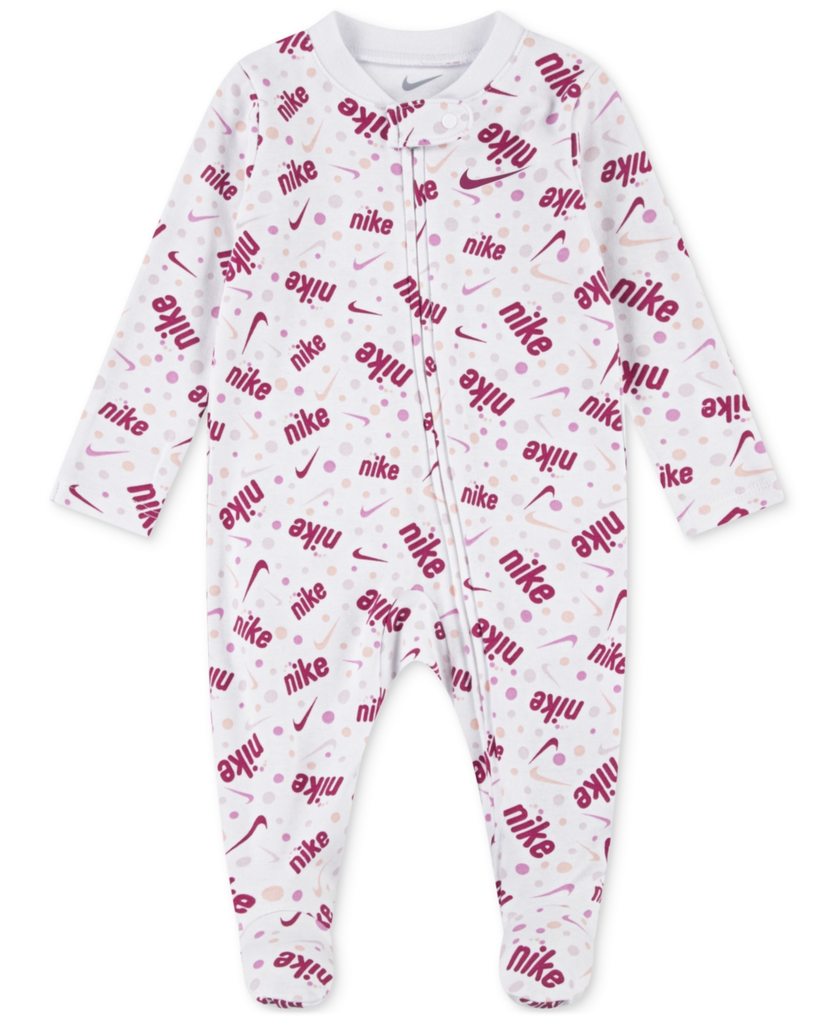 Nike Baby Girls or Boys Printed Footed Coverall