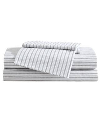 Printed 200-Thread Count Cotton Percale 4-Pc. Sheet Set, Full&nbsp;