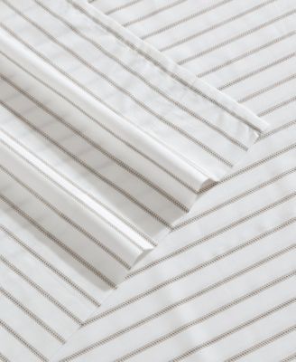 Printed 200-Thread Count Cotton Percale 4-Pc. Sheet Set, King