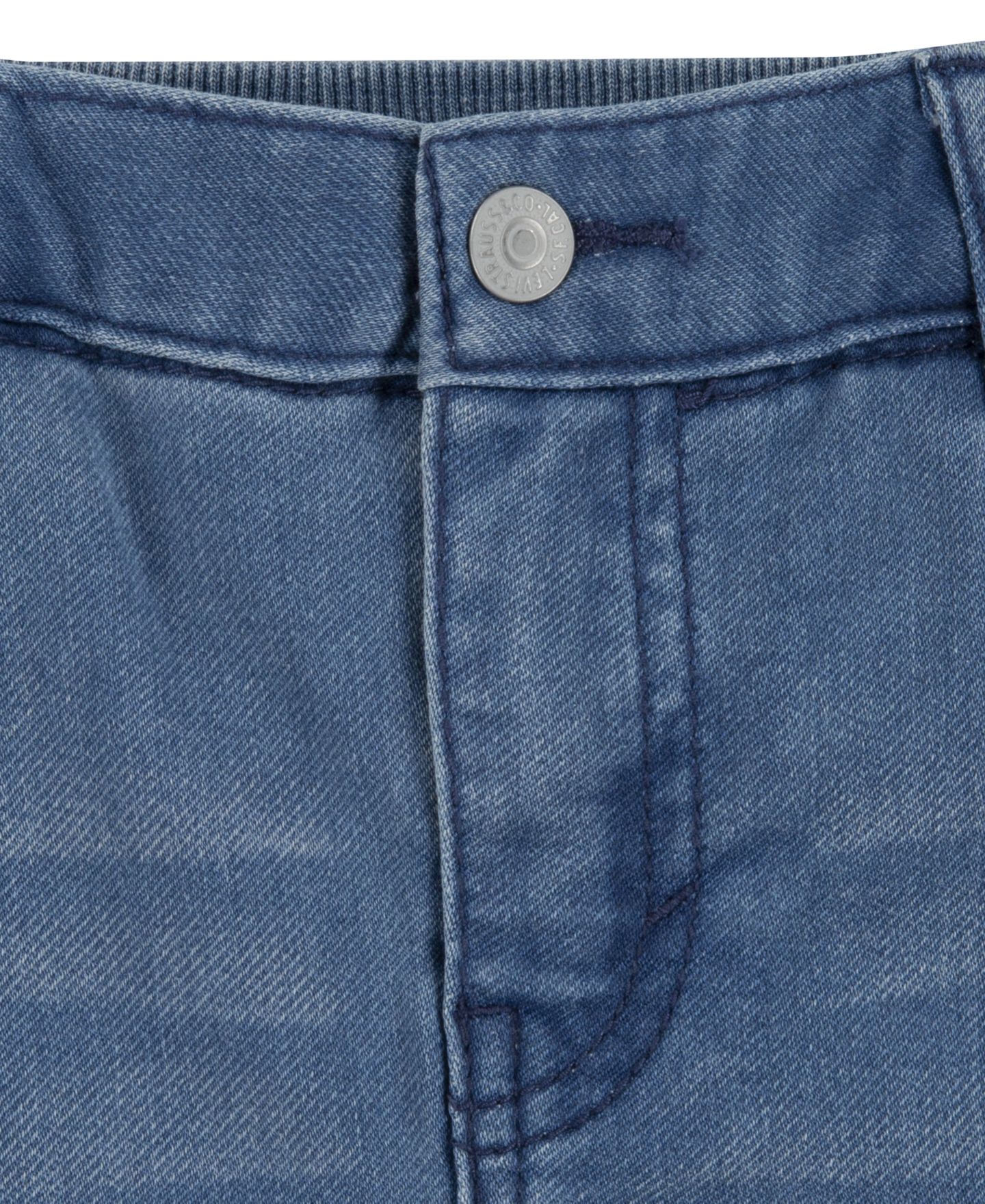 Брюки Levi's Knit Denim Jogger Pants для мальчиков-малышей, цвет: Морская соль — фото 4