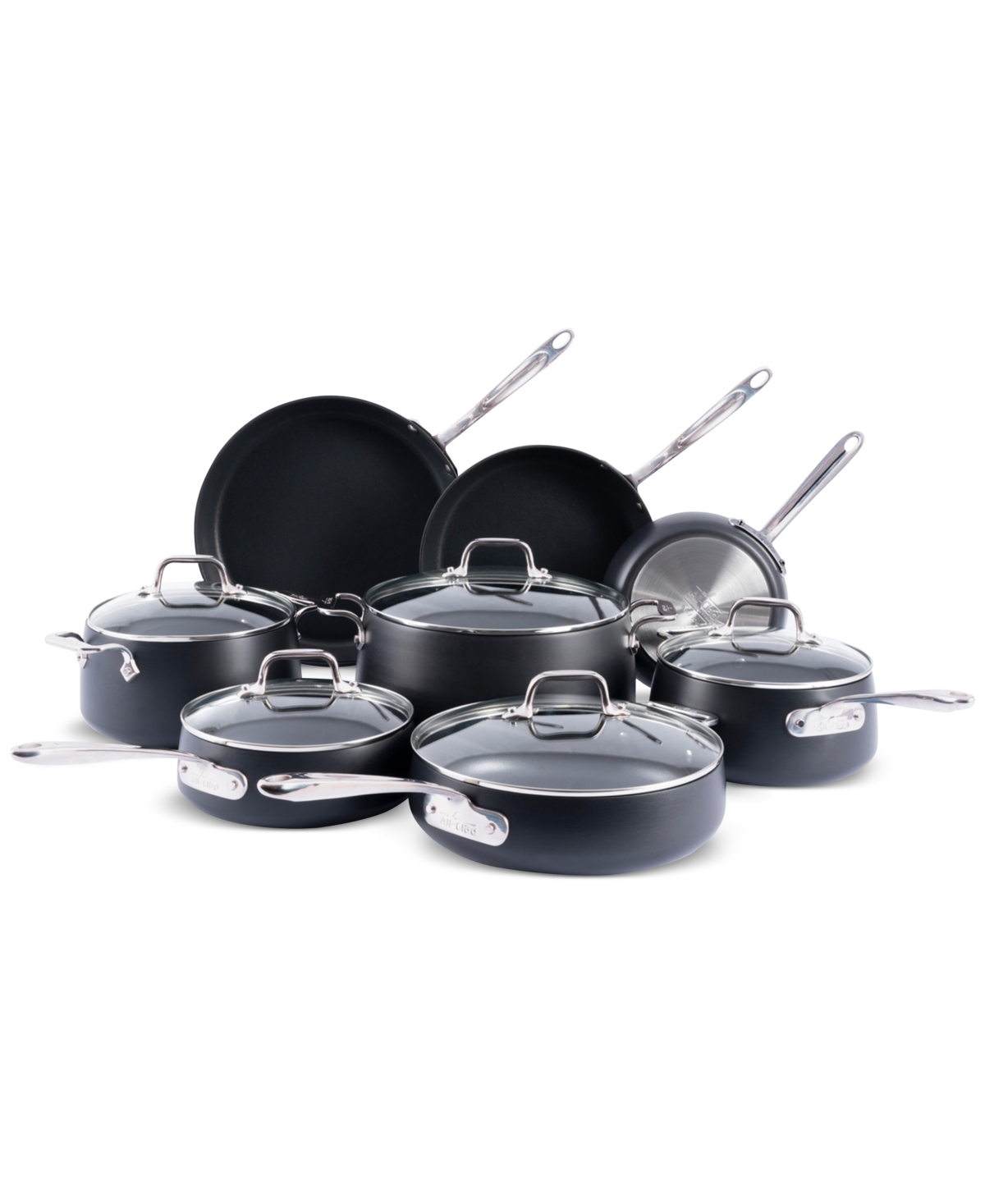 All-clad Ha1 Expert 13-piece Cookware Set In Black