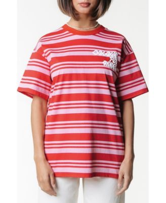 Puff Logo Stripe Loosefit Tee
