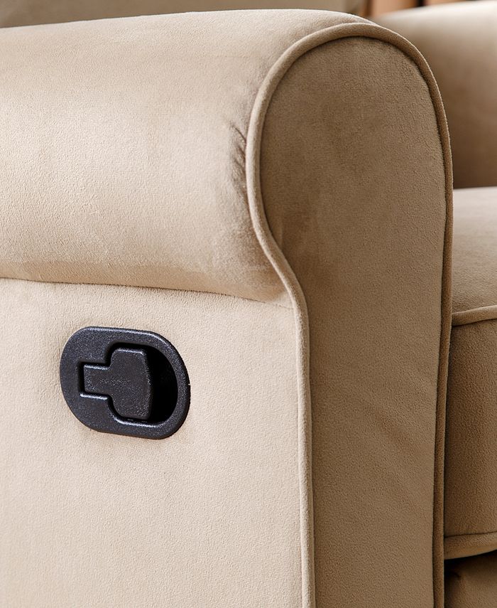 Abbyson Living CLOSEOUT! Levina Fabric Nursery Swivel Glider Recliner