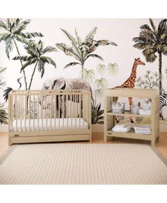 Teddi 5-in-1 Convertible Crib with Drawer - Driftwood