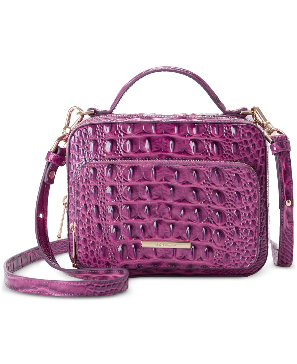 Tori Small Leather Melbourne Crossbody - Dewberry