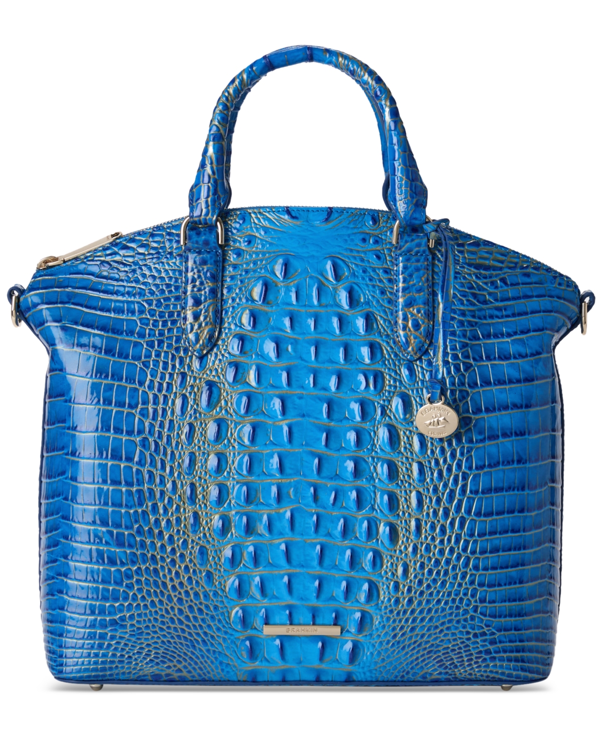 Large Duxbury Melbourne Satchel - Electric Indigo