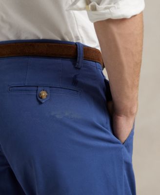Men's Straight-Fit Washed Stretch Chino Pants