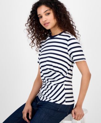 Women's Striped Twisted Top
