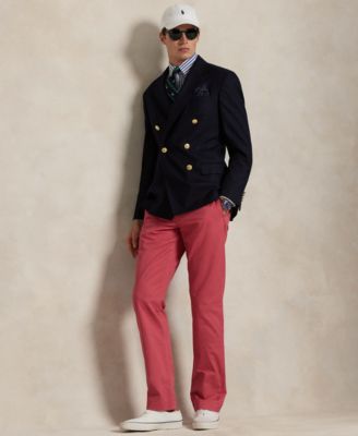 Men's Straight-Fit Washed Stretch Chino Pants