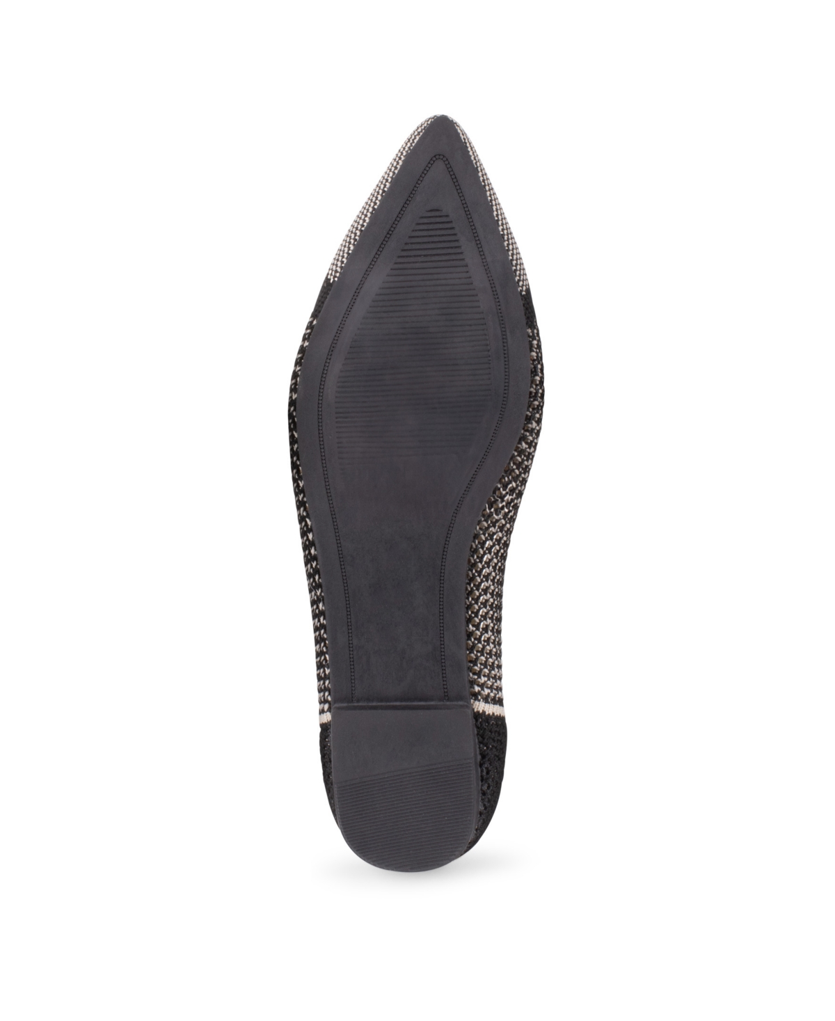 Tahari Antigua Knit Pointed Toe Flat In Multi