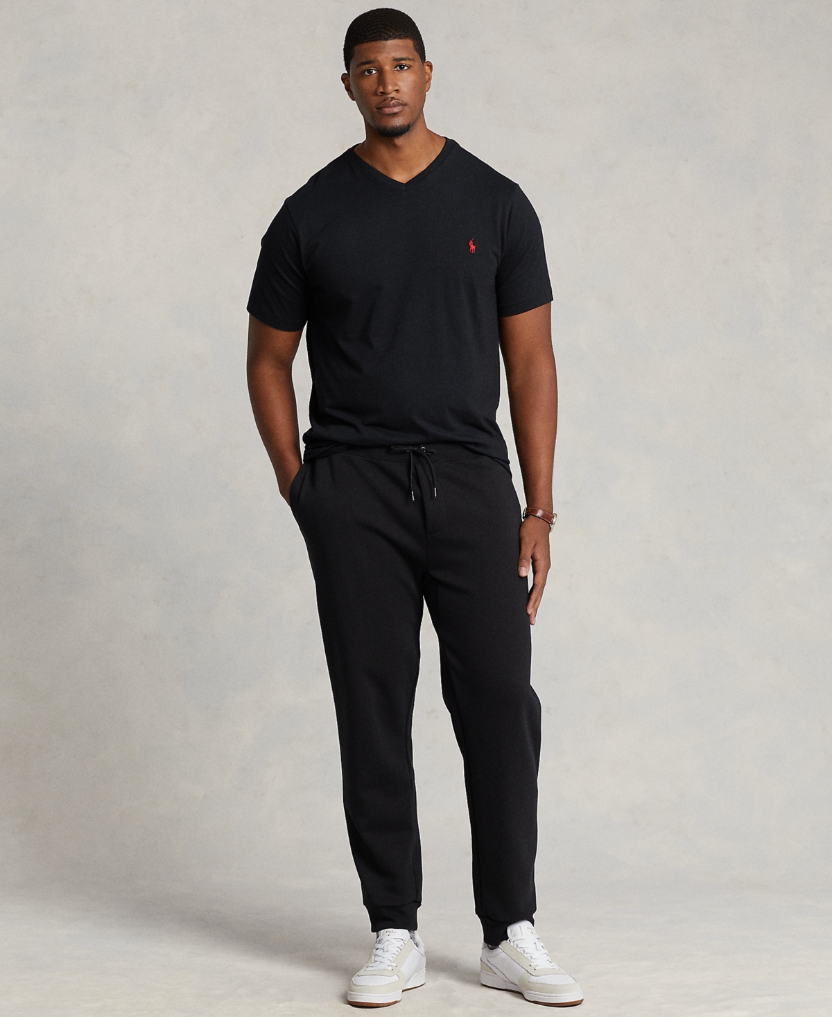 Polo Ralph Lauren Classic Fit Jersey V-neck T-shirt In Blue