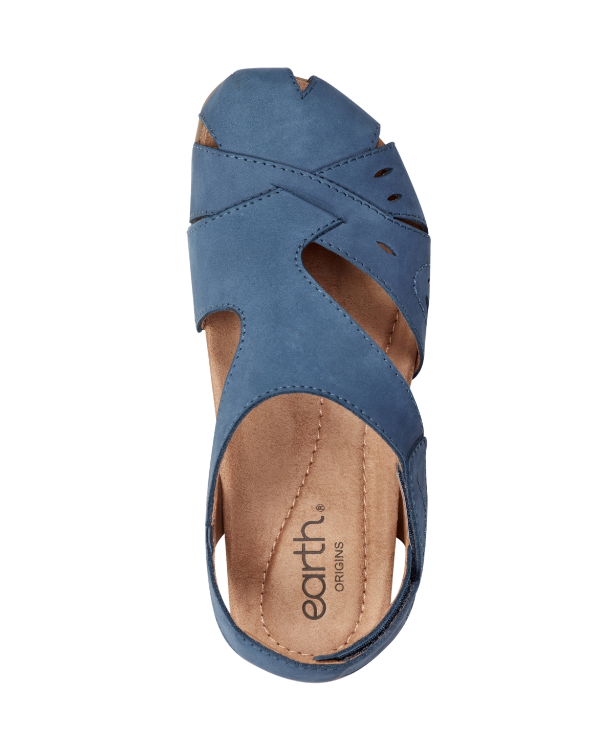 Earth Women's Birdine Cutout Flat Slingback Sandals In Blue