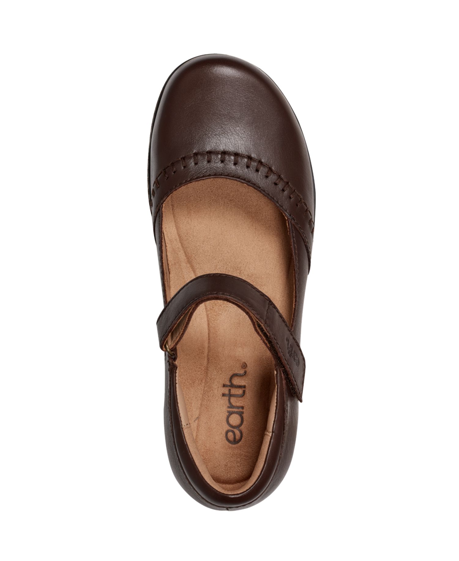 Women's Kalece Leather Stitched Mary Jane Flats