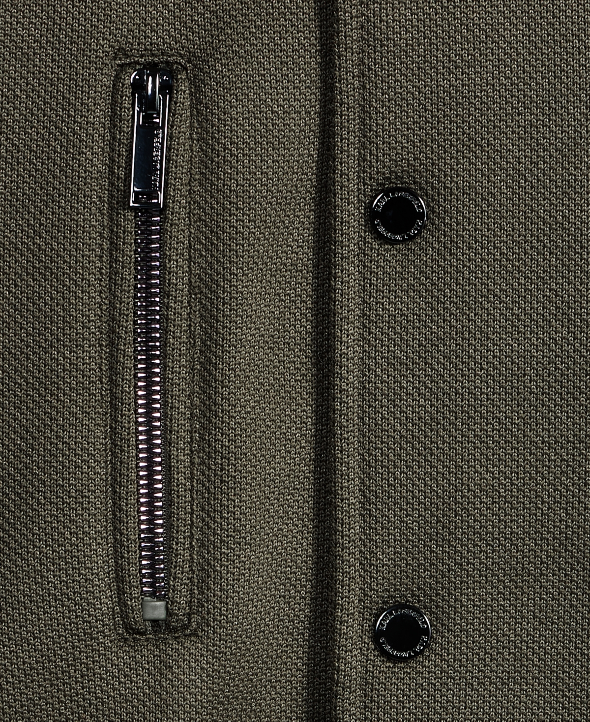 Karl Lagerfeld Men's Textured Varsity Zip Bomber Jacket In Green