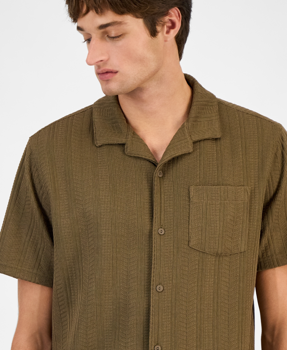 Sun + Stone Men's Camo Field Shorts, Macy's Exclusive In Brown