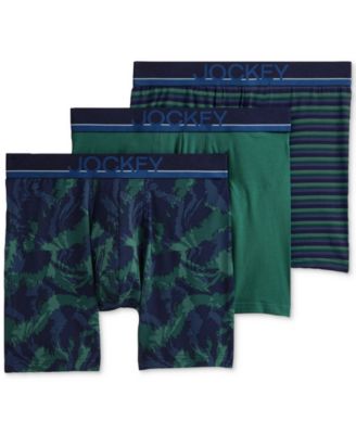 Jockey - Men's 3pk. True Style Logo Boxer Briefs