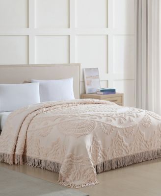 Lotus Chenille Lightweight Bedspread, Full