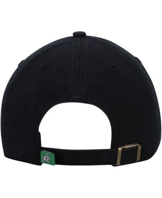 Men's Black Dallas Stars Logo Clean Up Adjustable Hat