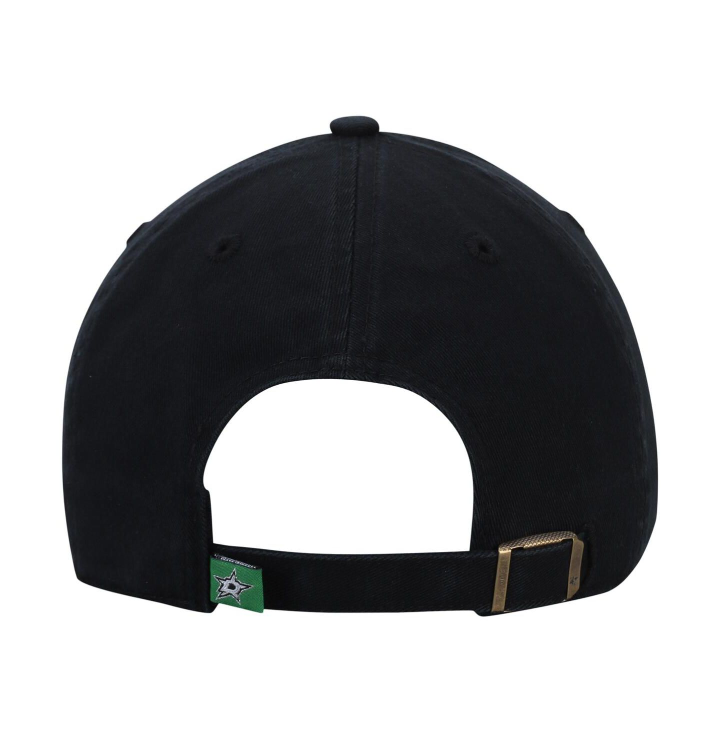 Мужская кепка '47 Brand Black Dallas Stars Logo Clean Up Adjustable Hat — фото 4