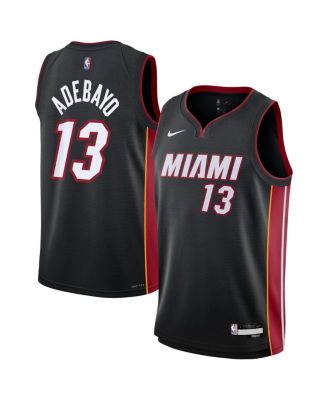 Nike - Big Boys and Girls Bam Adebayo Black Miami Heat Swingman Icon Edition Jersey