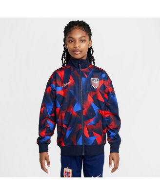 Nike - Big Boys and Girls Navy USMNT 2025 Academy Pro Anthem Full-Zip Jacket