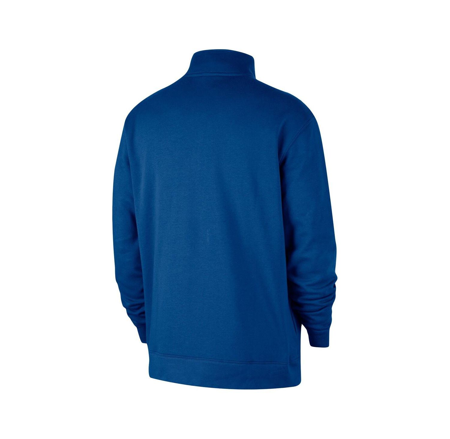 Men's Blue Golden State Warriors Courtside Club Half-Zip Jacket