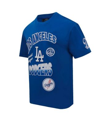 Men's Royal Los Angeles Dodgers Turn It Up Dropped Shoulder T-Shirt