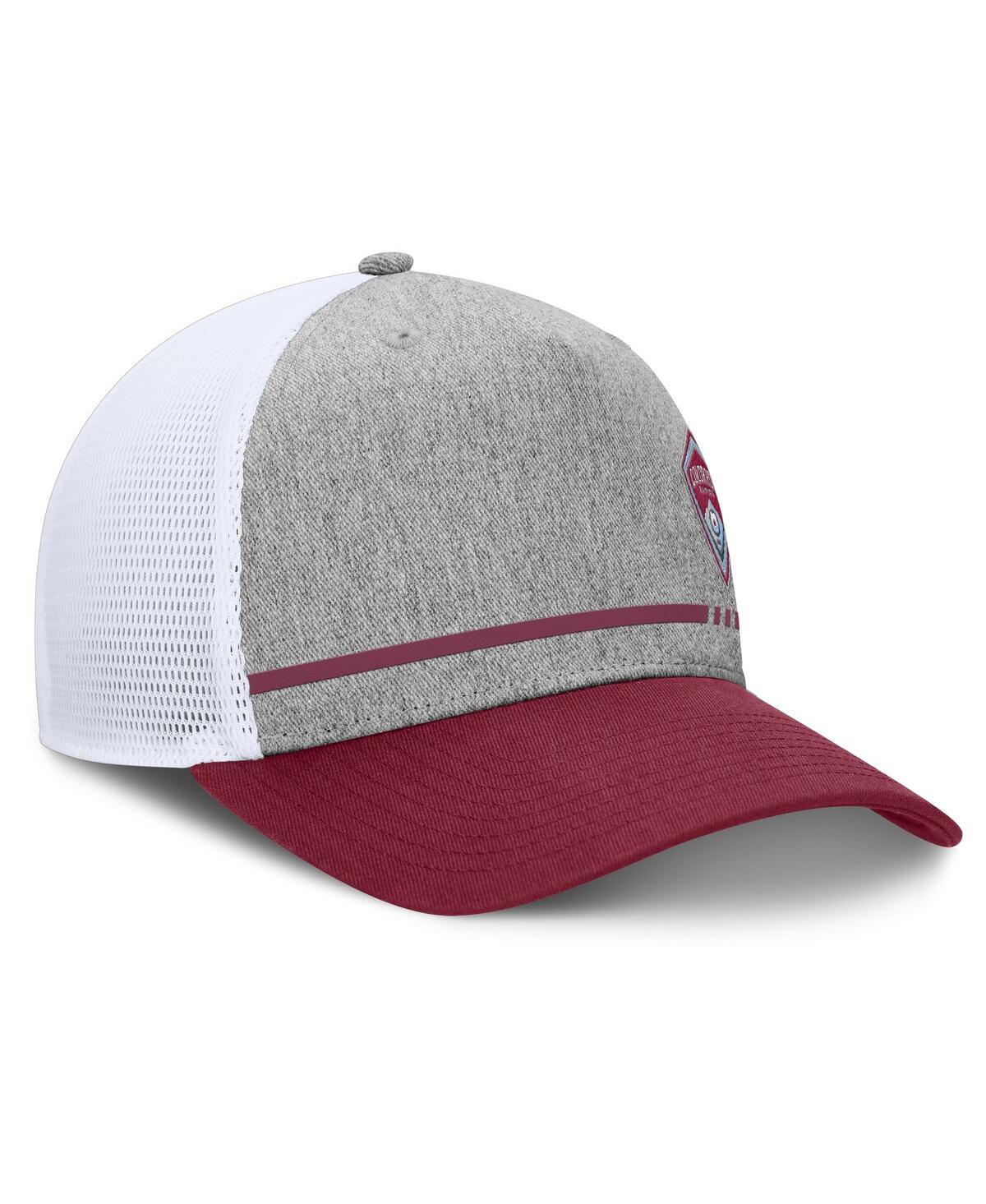 Fanatics Men's Heather Gray Colorado Rapids Low Block Trucker Adjustable Hat