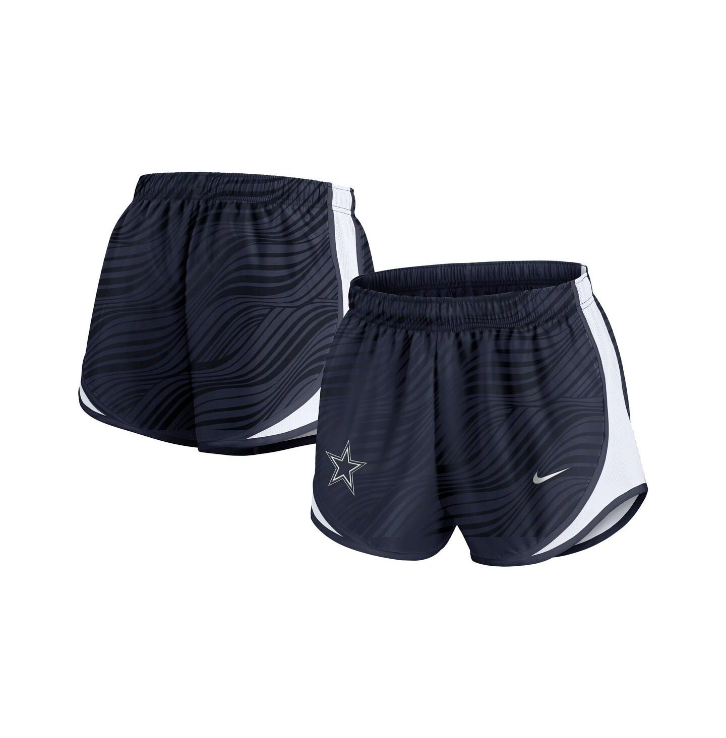 Женские шорты Nike Navy Dallas Cowboys Tempo Performance — фото 1
